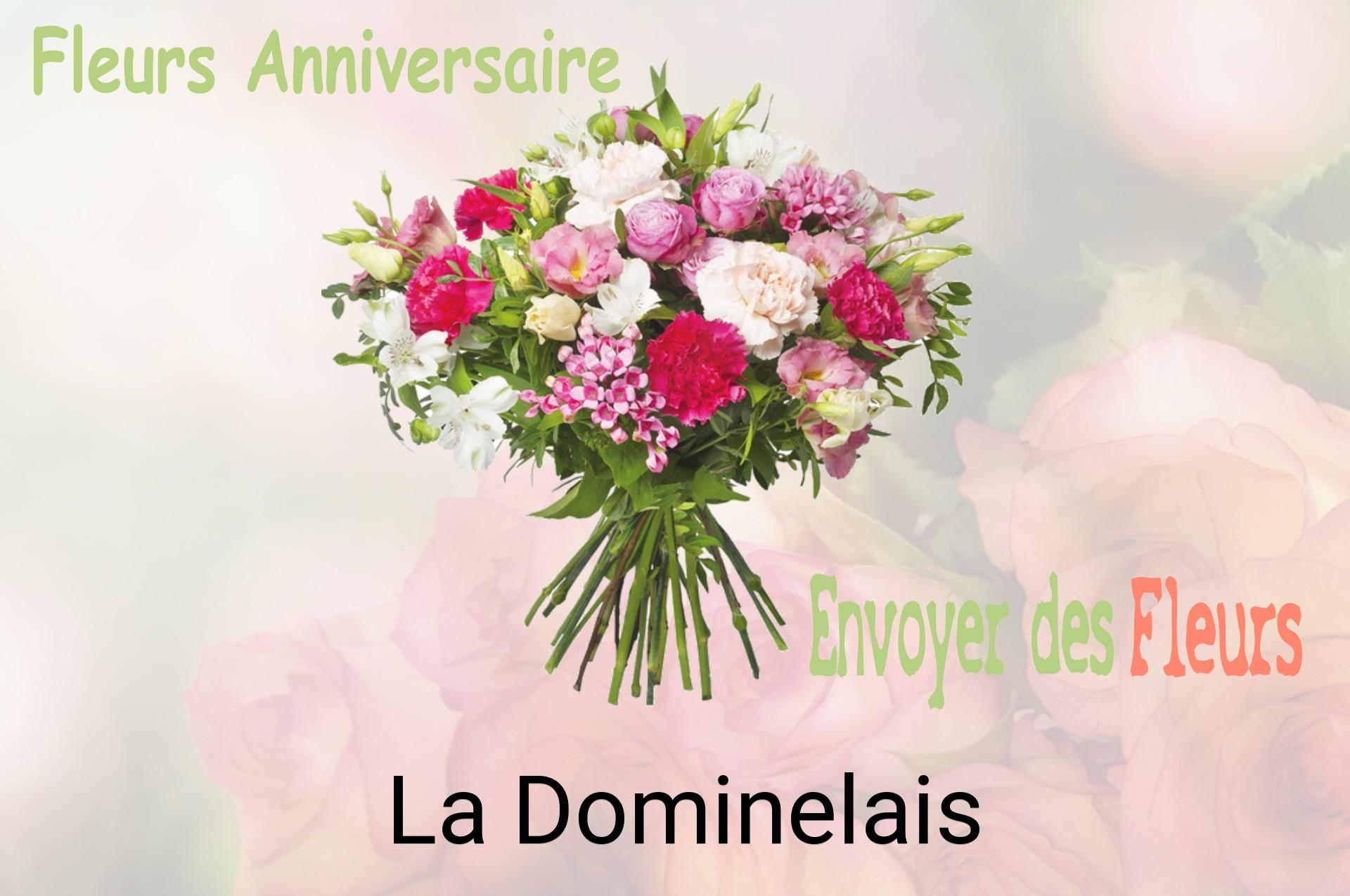 Bouquet de fleurs d’anniversaire livré à La Dominelais