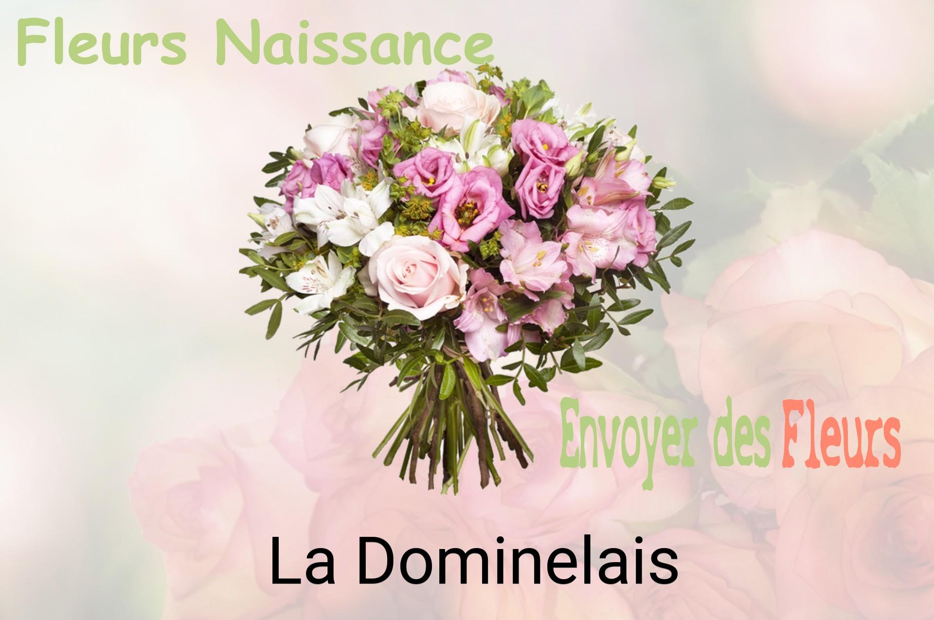 Bouquet de fleurs de naissance livré à La Dominelais